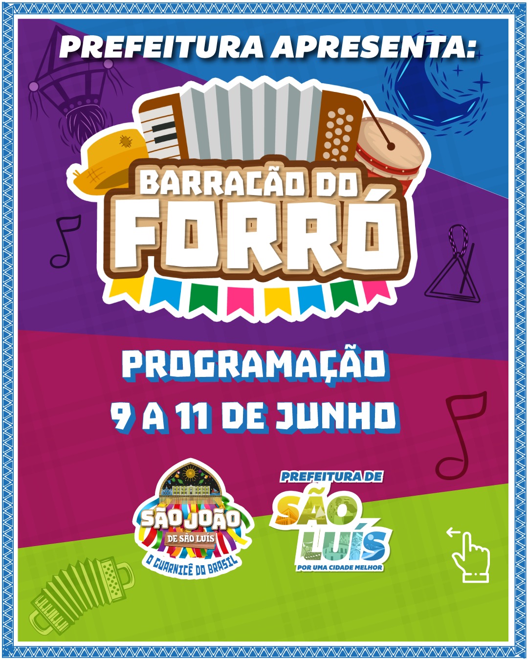 Tudo E Todos Prontos Prefeitura De S O Lu S Abre Hoje Arraial Da