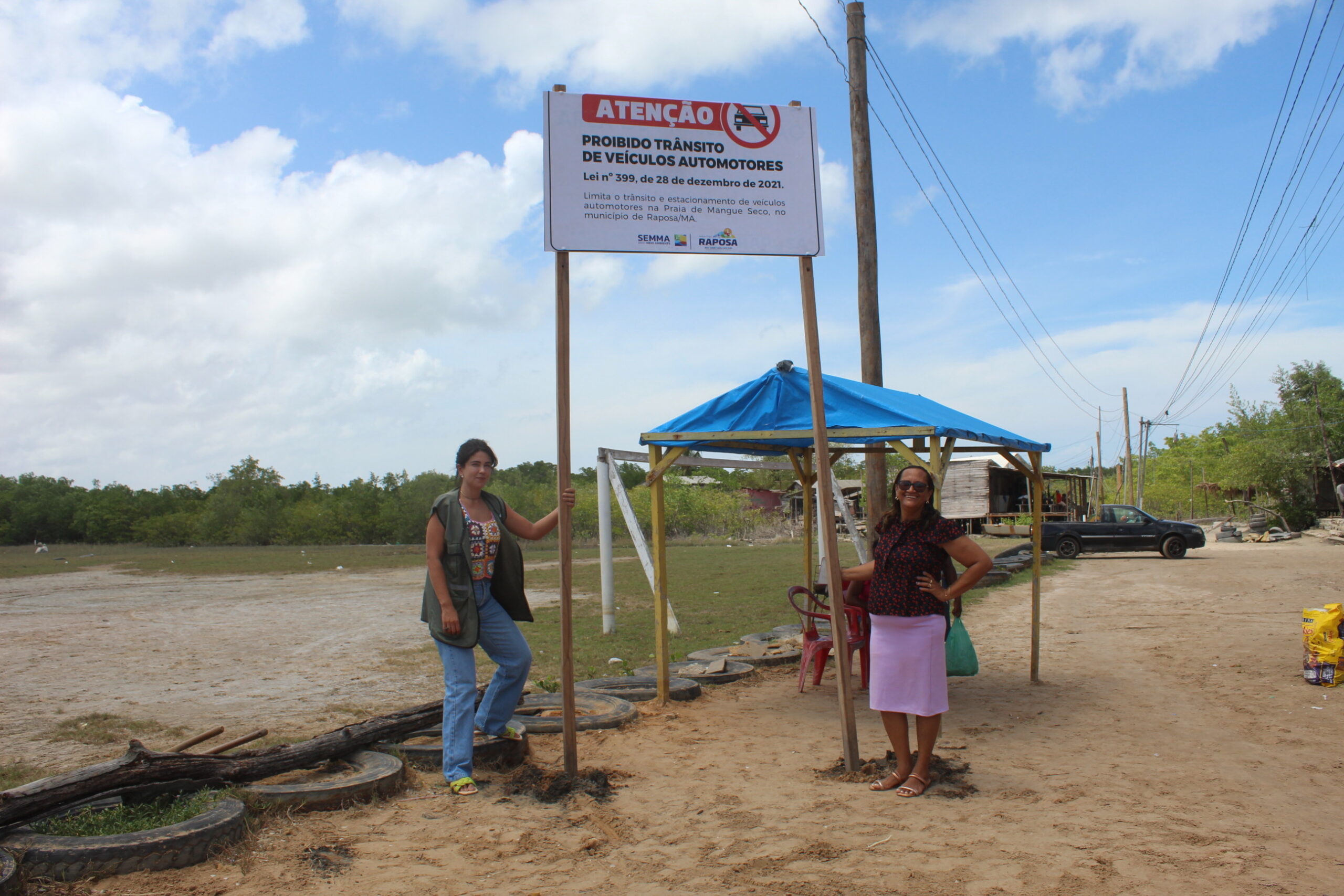 RAPOSA – SEMMA promove mutirão de limpeza na praia de Mangue Seco | Hora  Extra